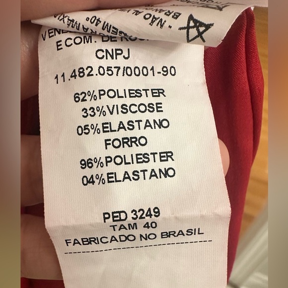 Gregory Red Sleeveless Sheath Dress | Lined | Size M (40) - Picture 9 of 9